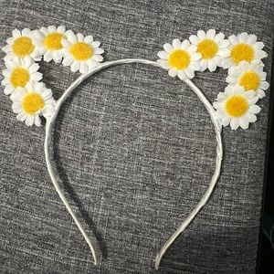 Daisy cat ear headband